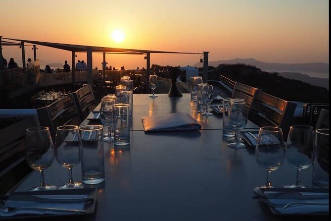 Santorini Sunset Wine Tour with Santo Winery Views - Santo Wines is the sunset finale