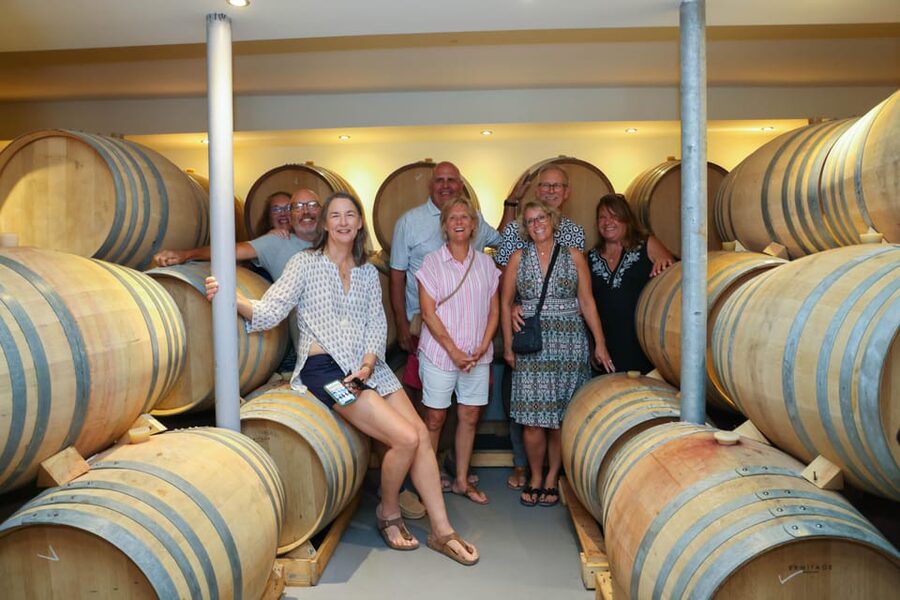 Santorini: Tour of Wineries with Wine Tasting & Food - Pickup, minivan, and the small-group advantage