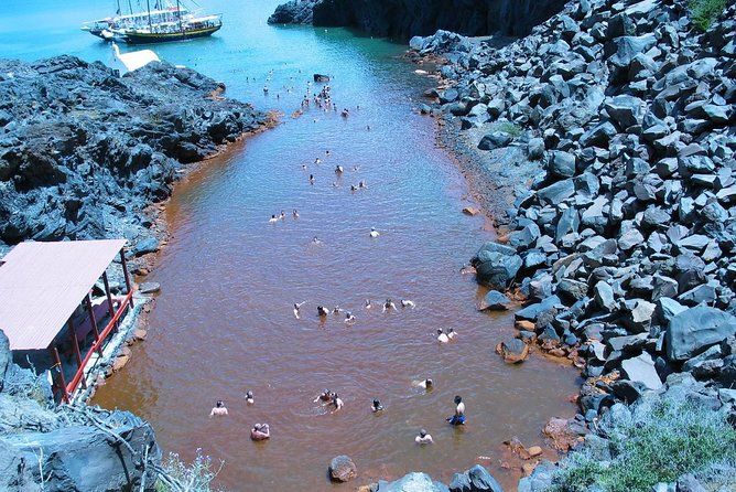 Santorini Volcanic Islands Cruise: Volcano, Hot Springs and Thirassia - Thirassia and the stairway to Manolas