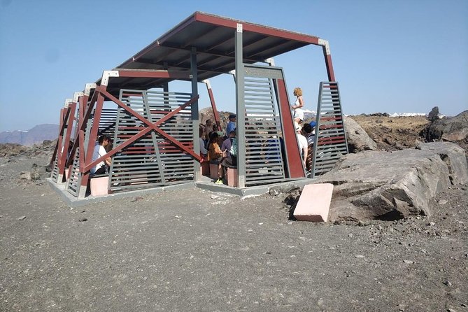 Santorini Volcanic Islands Cruise: Volcano, Hot Springs and Thirassia - The wooden caïque, group size, and onboard mood