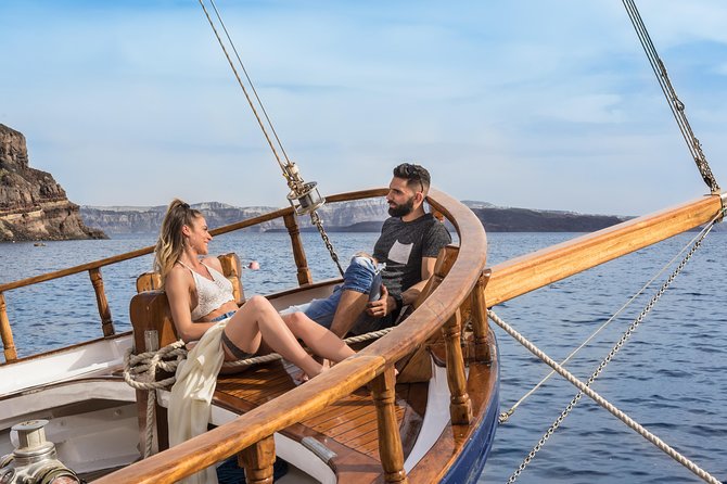 Santorini Volcano and Hot Springs Cruise Tour from Fira Old Port - What the boat ride adds to the outing