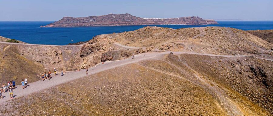 Santorini Volcano, Hot Springs Adventure - Swimming beside Palea Kameni’s warm springs