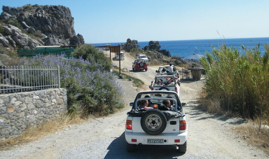Self-Drive Jeep Safari to South Coast, Palm Beach & Canyons - Swimming at Ligres Beach