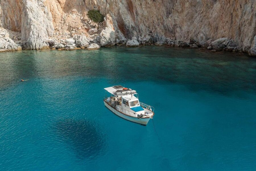 Shared Morning Cruise from Pollonia to Polyaigos - Three stops for swimming and snorkeling