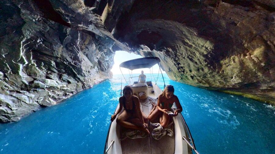 Skiathos: Private Lalaria Beach and Caves Speedboat Tour - What the skipper adds to the day