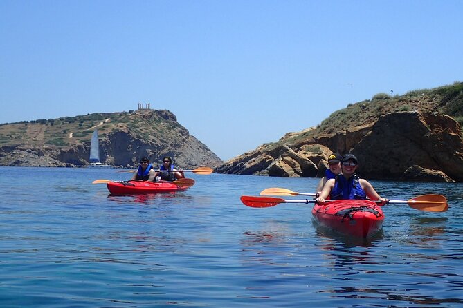 Sounio Sea Kayak Tour to the Temple of Poseidon full program - From Athens Hotels to Sounio Beach