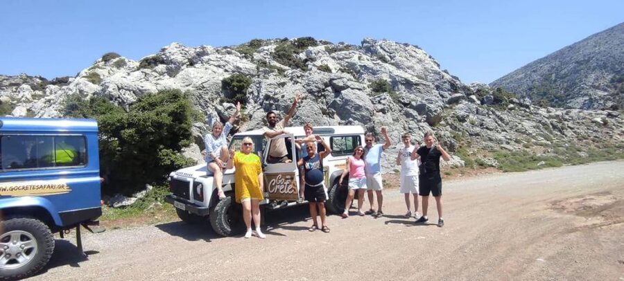 South Crete: Sarakinas Gorge Hike, Swim & Jeep Safari - A full day across southeast Crete