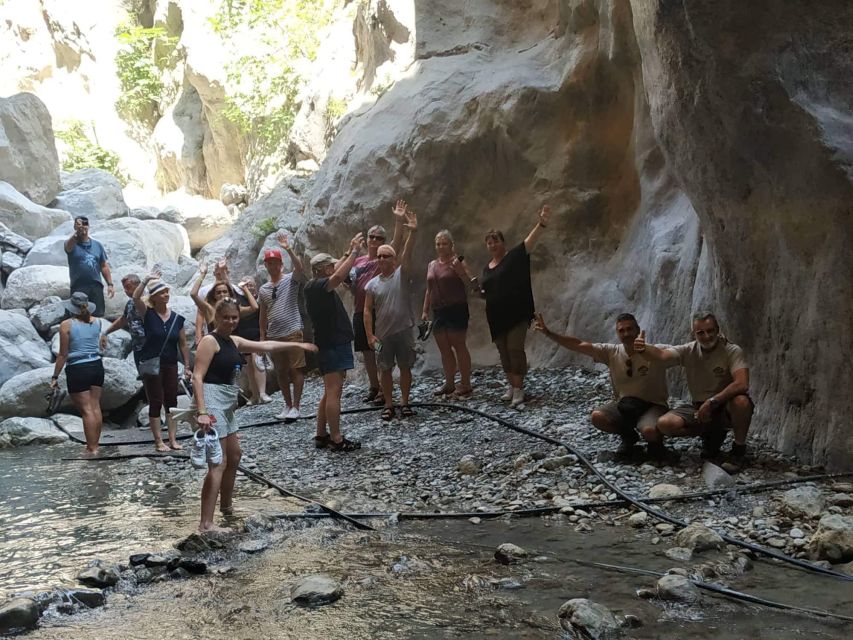 South Crete: Sarakinas Gorge Hike, Swim & Jeep Safari - Voulisma Beach for the final swim