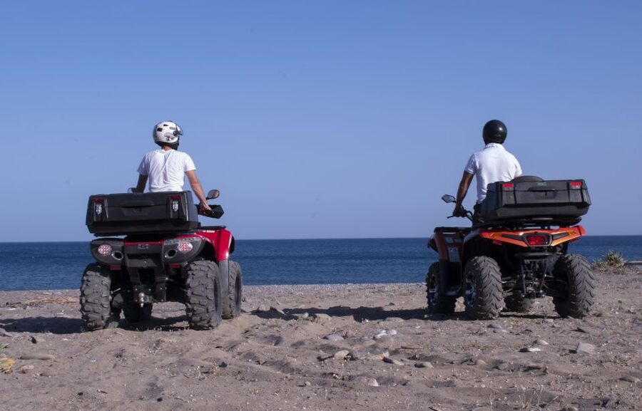 South Rhodes: ATV Quad Guided Tour 2 or 1 person on 1 Quad - The ride through hills, tracks, and countryside