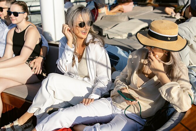 Sunset Dinner Cruise: Sunset, Swim, Drinks, and Dinner Onboard - A relaxed pace for different ages