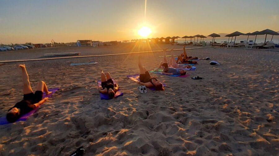 Sunset Pilates on Tigaki Beach - Why Sunset Pilates works so well at the end of the day