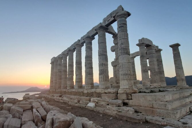 Temple of Poseidon and Cape of Sounion private sunset Tour - The ancient sanctuary gives the sunset some meaning