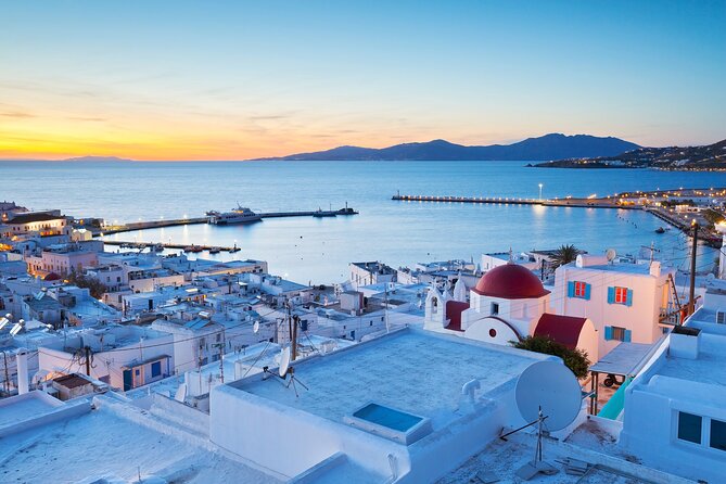 The Best Mykonos Small-Group Shore Excursion for Cruise Ships - Port pickup and the first island views