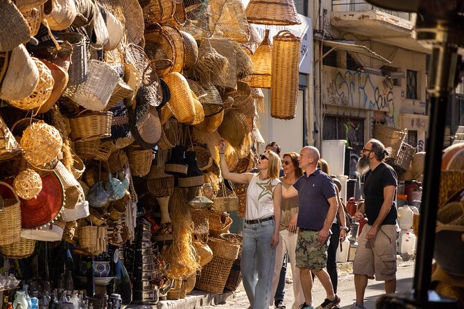 The Greek Food Experience (Max 8 persons) - Evripidou Street, Greek cheeses, spices, and tsipouro