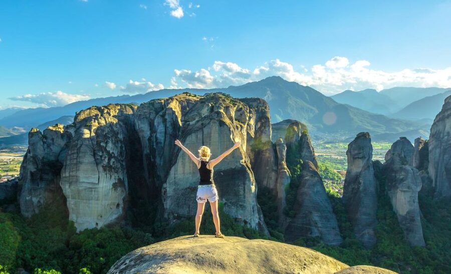 Thessaloniki: Full-Day Bus Trip to Meteora - Kastraki brings the day back to earth