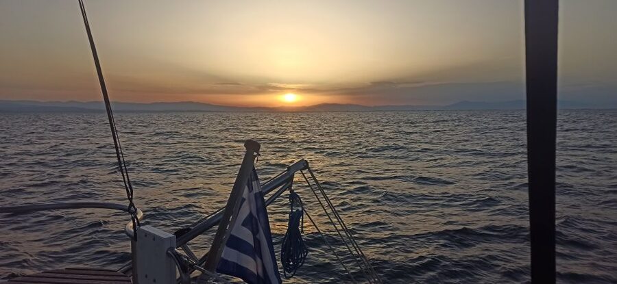 Thessaloniki Sunset Cruise departing from Nea Michaniona - Wine, fruit, and the last light of day