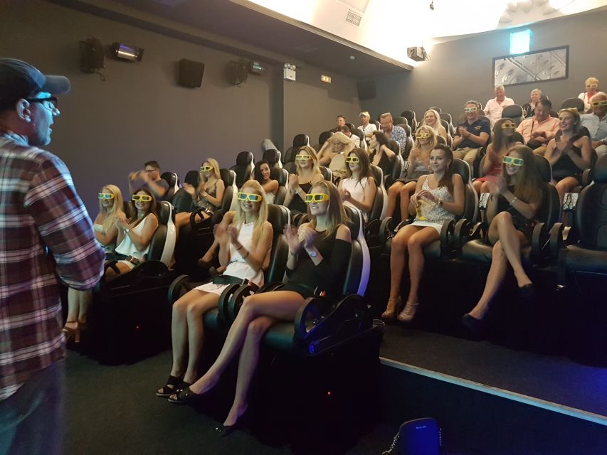 Throne of Helios: The History of Rhodes in 9D Experience - The waiting area and the old cinema setting