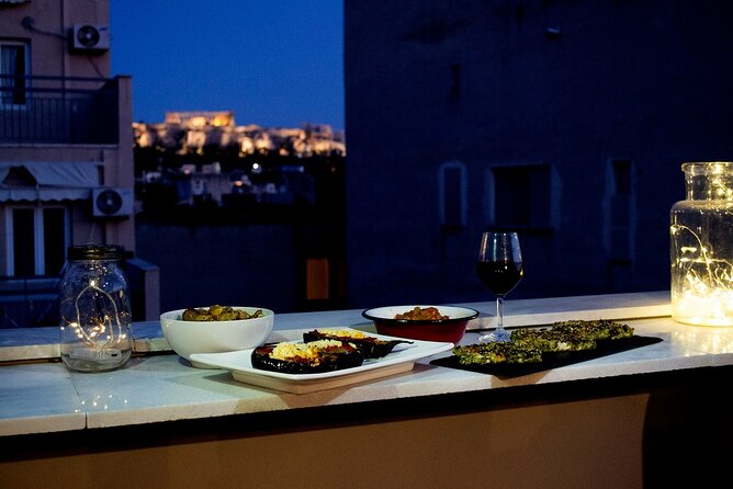 Traditional Greek cooking class and lunch or dinner with an Acropolis view - Dessert, wine, and the payoff at the table