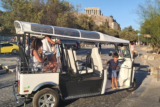 Tuk Tuk Athens Complete City Center Tour - 100% Electric (3 hour) - Plaka, Anafiotika, and the old city lanes