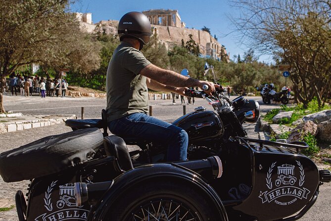 VIP Private Guided Tour of Athens Acropolis & Plaka in a Sidecar - Why a sidecar works so well in central Athens