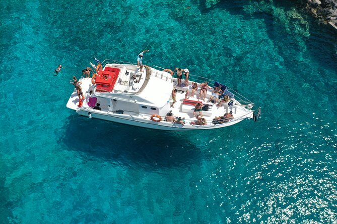 Zakynthos boat tour:Shipwreck& Local blue caves with 3 Swim Stops - Who gets the best value from this tour