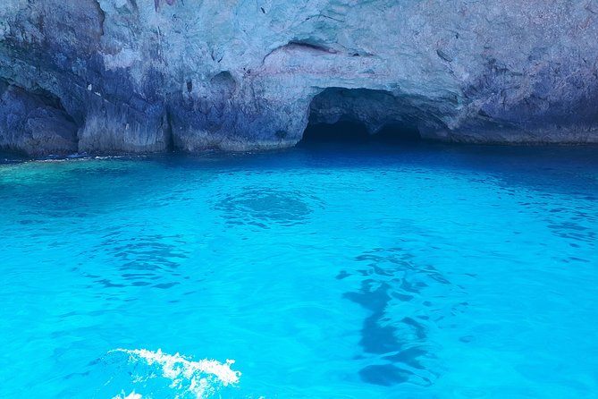 Zakynthos : One day small group tour to Navagio beach Blue Caves & top view - Navagio Beach from the boat