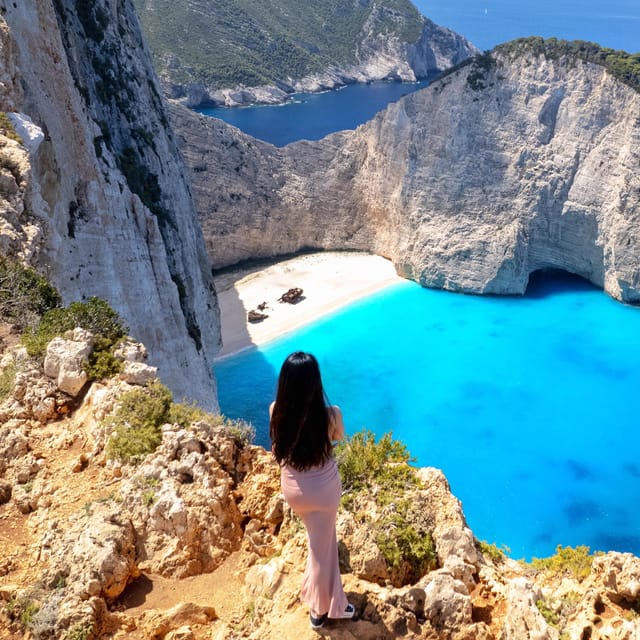 Zakynthos: Semi Private Shipwreck & Blue Caves Max 10 guests - The Blue Caves are for water-level views