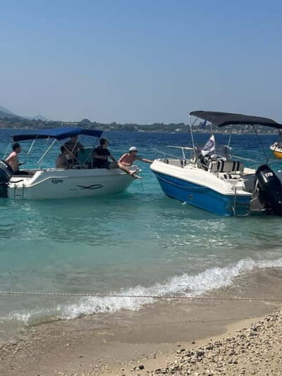 Turtles, Marathonisi & Keri Caves Speedboat Tour