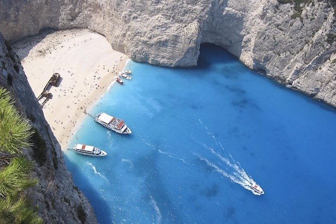 Zante Cruise to Blue Caves & Shipwreck Beach Photo stop - Lunch and local time in Agios Nikolaos or Alykanas